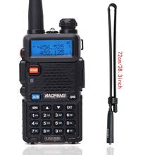 Baofeng-walkie-talkie vhf/visual e 400-520mhz, rádio de duas vias, portátil, walkie talkie uv5r 2024 - compre barato