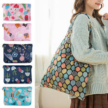 Women Flower Foldable Shopping Bag Reusable Nylon Eco Tote Grocery Bag -OPK 2024 - buy cheap