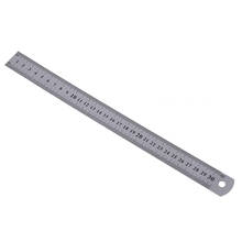 Stainless Steel Ruler Measure Metric Function 30cm 12Inch 2024 - buy cheap