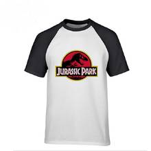 Camiseta masculina hipster, jurassic park, camisetas, academia, treino, praia, surf, dinossauro, mundo gráfico 2024 - compre barato