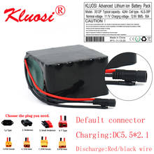 Cluosi-bateria de lítio 12v, 42ah, 3s12p e 60a, bms e 12.6v de alta potência, pacote para carros de turismo solar e de luz, carro infantil 2024 - compre barato