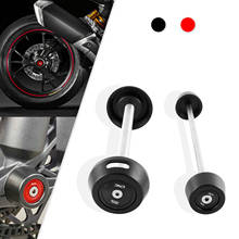 Защитная накладка на колесо вилки передней оси мотоцикла, ползунок для Ducati Monster 696 795 796 797 821 1100 EVO S4R 2024 - купить недорого