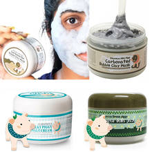 Elizavecca-mascarilla de arcilla de burbujas carbonatadas, paquete de Jella de colágeno de cerdito verde, máscara Facial coreana con brillo Aqua 2024 - compra barato