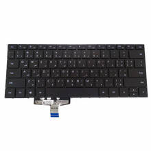 FR FS ноутбук клавиатура для Huawei MateBook 13 WRT W19L W09 VLT-W60 HN-W19L AZERTY французский фарси арабский клавиатуры черные NSK-350BN 2024 - купить недорого