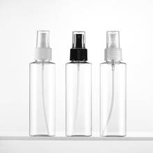 Botella transparente con rociador de plástico vacío de 50 Uds 100ml con envase de Perfume cosmético de aerosol negro/transparente/blanco 2024 - compra barato
