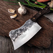 7.5 Polegada artesanal forjado osso faca de corte carne osso cutelo legumes chef chinês faca de cozinha de aço inoxidável 2024 - compre barato