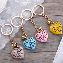 Fashion Charm Cute Purse Bag Pendant Car Keyring Chain Ornaments Hanging Valentine's Day Gift Keychains Hollow Heart Keychains 2024 - buy cheap