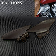 Motorcycle Smoke Reflective Saddle Heat Shields Air Deflector For Indian Chief Classic Vintage Chieftain Roadmaster 14 15 2016 2024 - buy cheap