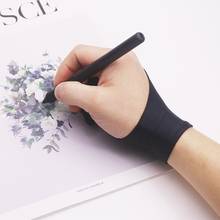 2 Fingers Drawing Glove Anti-fouling Artist Favor Any Graphics Painting Writing Digital ablet For Right And Left Hand 2024 - buy cheap