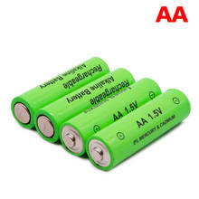 Аккумуляторные батарейки AA, 1,5 в, 3800 мА · ч 2024 - купить недорого