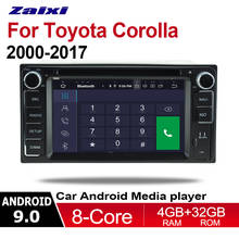 ZaiXi 2din Android 9.0 Octa Core 4GB RAM Car DVD For Toyota Corolla 2000~2017 GPS Radio BT Navi MAP Multimedia player system 2024 - buy cheap