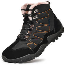 Men Women High Top Hiking Shoes Durable Waterproof Anti-Slip Outdoor Trekking Climbing Fishing Keep Warm Military Tactical Boots 2024 - buy cheap