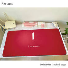 Mousepad gamer com letras 90x40cm, tapete para mesa de jogos, estética, padmouse, jogos, pc, jogos, gamepad 2024 - compre barato