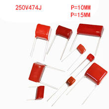 New 20pcs/lot CBB 250V474J 250V 470NF 250V 0.47UF Pitch 10MM 15MM 474J 250V CBB22 CL21 Polypropylene film capacitor 2024 - buy cheap