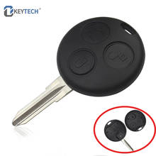 OkeyTech 3 Buttons Replacement Car Key Shell Case For Mercedes Benz SMART Fortwo 450 Forfour Roadster Remote Auto 2024 - buy cheap