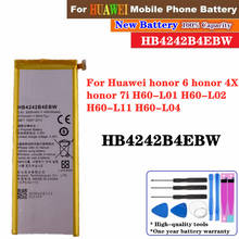 HB4242B4EBW Батарея для Honor 4X/НУА Вэй слава 6 che2-l11 H60-L01 H60-L02 H60-L11 H60-L04 3000 мА/ч, мобильный телефон Батарея + Инструменты 2024 - купить недорого