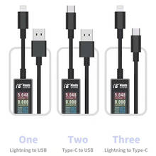 Conjuntos de ferramentas para a linha av detectar linha de dados cabo de carregamento usb tensão do telefone móvel e testador atual 2024 - compre barato