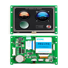 Intelligent 4.3 Inch HMI LCD Monitor 480*272 Display Module with RS232 Interface+CPU Support Any MCU 2024 - buy cheap