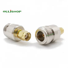 100 peças n fêmea para rp sma macho (sem pino), adaptador de conector rp sma para n jack adaptador wi-fi 2024 - compre barato