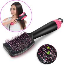 2021 New Hair Dryer Brush Professional Hair Blower 2 in 1 Hair Dryer & Volumizer Salon Hot Air Comb Hot Comb Hair Straightener 2024 - buy cheap