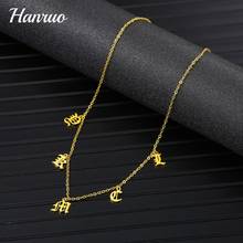 Personalized Custom Letters Necklace Stainless Steel Charm Chain Gold Necklace For Women Men Name Necklaces Customized Jewelry 2024 - buy cheap