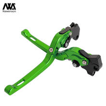 CNC Aluminum 3D Adjustable Folding Motorcycle brake clutch handle lever for Kawasaki Z1000 2007-2016 for ZX6R/636 2007-2016 2024 - buy cheap