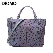 DIOMO Women Geometric Luminous Handbags Fashion Creative Tote Bag Ladies Party Street Shoulder Bag Large Capacity Messenger Bag 2024 - buy cheap