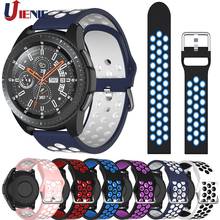 Pulseira de silicone para relógio inteligente, para samsung galaxy watch 46mm, gear gt/gt2, gear s3 frontier 2024 - compre barato