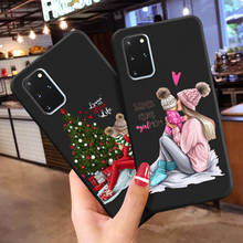 PUNQZY милый чехол для телефона с надписью «girl love mom» для Samsung S11 S8 S9 S10 Plus A70 A50 S7 A30 подарок на день матери мягкий чехол из ТПУ ярких цветов 2024 - купить недорого