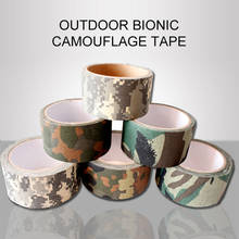 Multi-functional Camo Tape 5m*5cm Self-Adhesive Camouflage Tape Outdoor Hunting Shooting Stealth Tape Waterproof Stealth Ribbon 2024 - buy cheap