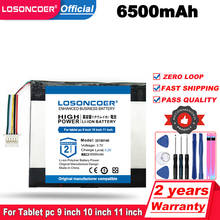 LOSONCOER 6500 мАч планшетный ПК емкость батареи 32100140 3,7 V универсальный литий-ионная аккумуляторная батарея для планшетный ПК 9 дюймов 10 дюймов 11 дюймов 2024 - купить недорого