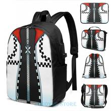 Funny Graphic print Roxas (Kingdom Hearts 2) USB Charge Backpack men School bags Women bag Travel laptop bag 2024 - buy cheap