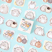 45 pcs/lot Cute fat mouse Paper Small Diary Mini Kawaii box Stickers set Scrapbooking Cute Flakes Journal Stationery 2024 - buy cheap