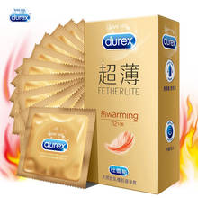 Durex Condoms Ultra Thin Warming Natural Latex Rubber Condom Erotic Intimate Items Products Penis Sleeve Sex Toys for Adult Men 2024 - buy cheap