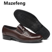 Mazefeng 2019 novos homens casuais sapatos de couro masculino vestido sapatos de venda quente dos homens estilo britânico sapatos de barco mais tamanho condução homem apartamentos 2024 - compre barato