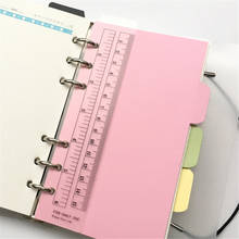 PVC6-separador de páginas para archivador, separador funcional, papelería para estudiantes, cuaderno, A5, A6, A7 2024 - compra barato