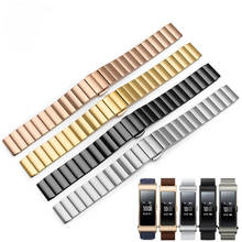 Quality Metal Wriststrap Hot Sale For Huawei B2 B3 B5 B6 Watch Belt 15mm 16mm 18mm Watchband Stainless Steel Strap  Bracelet 2024 - buy cheap