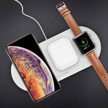 Qi Wireless Charger 3 In 1 Holder Stand for Apple Watch Series 4 3 2 Iwatch Airpods IPhone 11 Pro Max XS MAX XR X 8 Dock Station 2024 - buy cheap