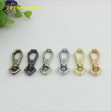 LLavero de metal con colgante de borla, gancho de cadena, anillo, bolso de mano, accesorios decorativos, 6 colores, 10 unids/lote 2024 - compra barato