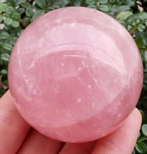 +++---427+++Natural Raw Pink Rose Quartz Crystal Ball specimens -heart Chakra 2024 - buy cheap