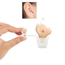 Audífono Invisible de tamaño Mini para el oído, amplificador de sonido inalámbrico ajustable, volumen Digital CIC, izquierda y derecha opcional 2024 - compra barato
