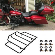 Motorcycle Luggage Top Rack Tour Pak Pack Trunk Fit For Harley Touring Road King Street Glide 1984-2018 2024 - buy cheap