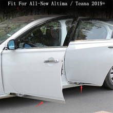 Боковая дверь Yimaautotrims, нижняя молдинговая полоса, обшивка, подходит для Nissan Altima Teana 2019 2020, Хромовый Стайлинг 2024 - купить недорого