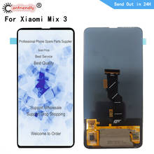 Tela amoled lcd 6.39 "para substituição em xiaomi, touch screen, com quadro, peça de reposição para xiaomi mi mix3 mix 3 m1810e5a 2024 - compre barato