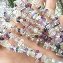 30"length nature fluorite stone chips size 5-8mm natural stone long beads strings 80cm lenght wholesale price for hot selling 2024 - buy cheap