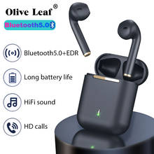 Беспроводные наушники J18 TWS Bluetooth 5,0, музыкальные наушники с шумоподавлением, игровая гарнитура работает на всех смартфонах с микрофоном 2022 - купить недорого