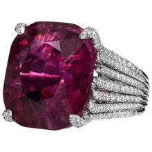 Большое кольцо с фиолетовым камнем принцессы для женщин, свадебное Подарочное кольцо, мужские кольца серебряного цвета, Роскошные Ювелирные Изделия Bague Femme Anillos Mujer 2024 - купить недорого
