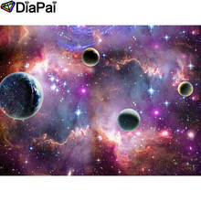 DIAPAI 5D Diy Diamond Painting Cross Stitch "Cosmic landscape" Home Decor Full Rhinestones Inlay Diamond Embroidery A26873 2024 - buy cheap