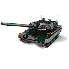 Military Series World war German Leopard2A6 main battle tank DIY model Building Blocks Bricks Toys Gifts 2024 - buy cheap