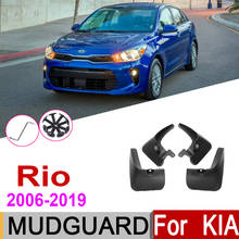 Car Mudflap For KIA Rio K2 2019~2006 JB UB YB Sedan Saloon Mudguard Mud Guard Splash Flap Accessories 2010 2009 2008 2007 2024 - buy cheap